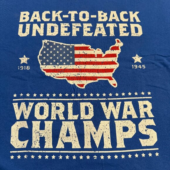 Back to Back World War Champs Men's Tshirt - Picture 1 of 5